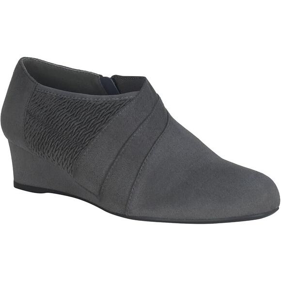 Impo Women's Ginger Stretch Memory Wedge Shooties, Gunmetal Size 7.5M - Picture 1 of 4
